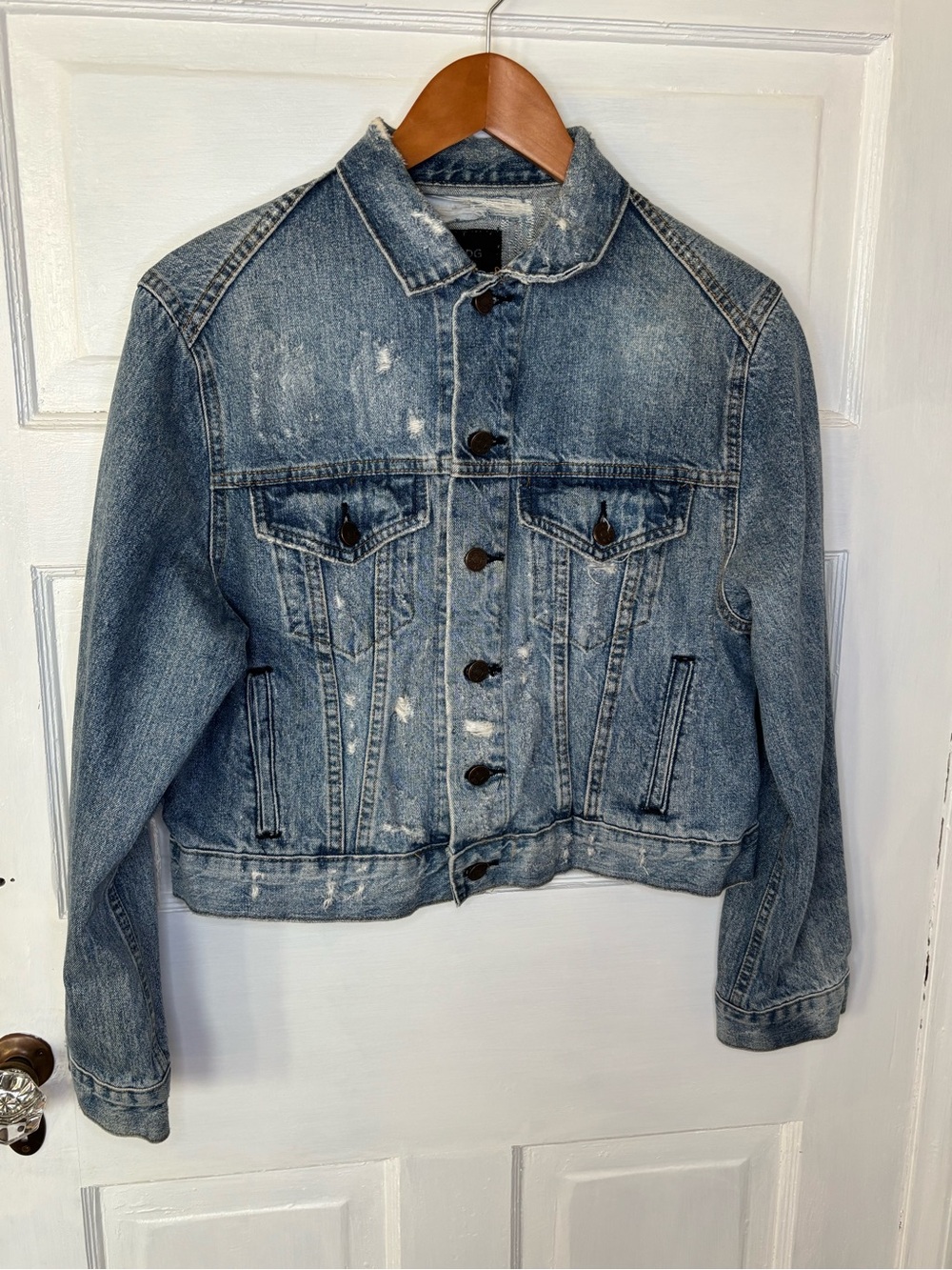 BDG Light Blue Distressed Jean Jacket